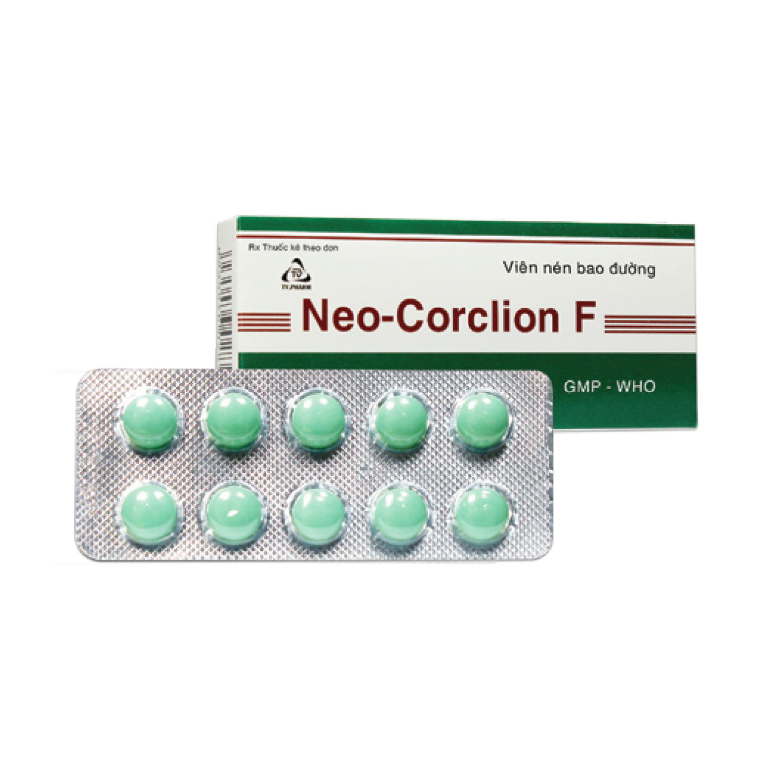 Viên bao đường Neo-Corclion F V/10,H/20